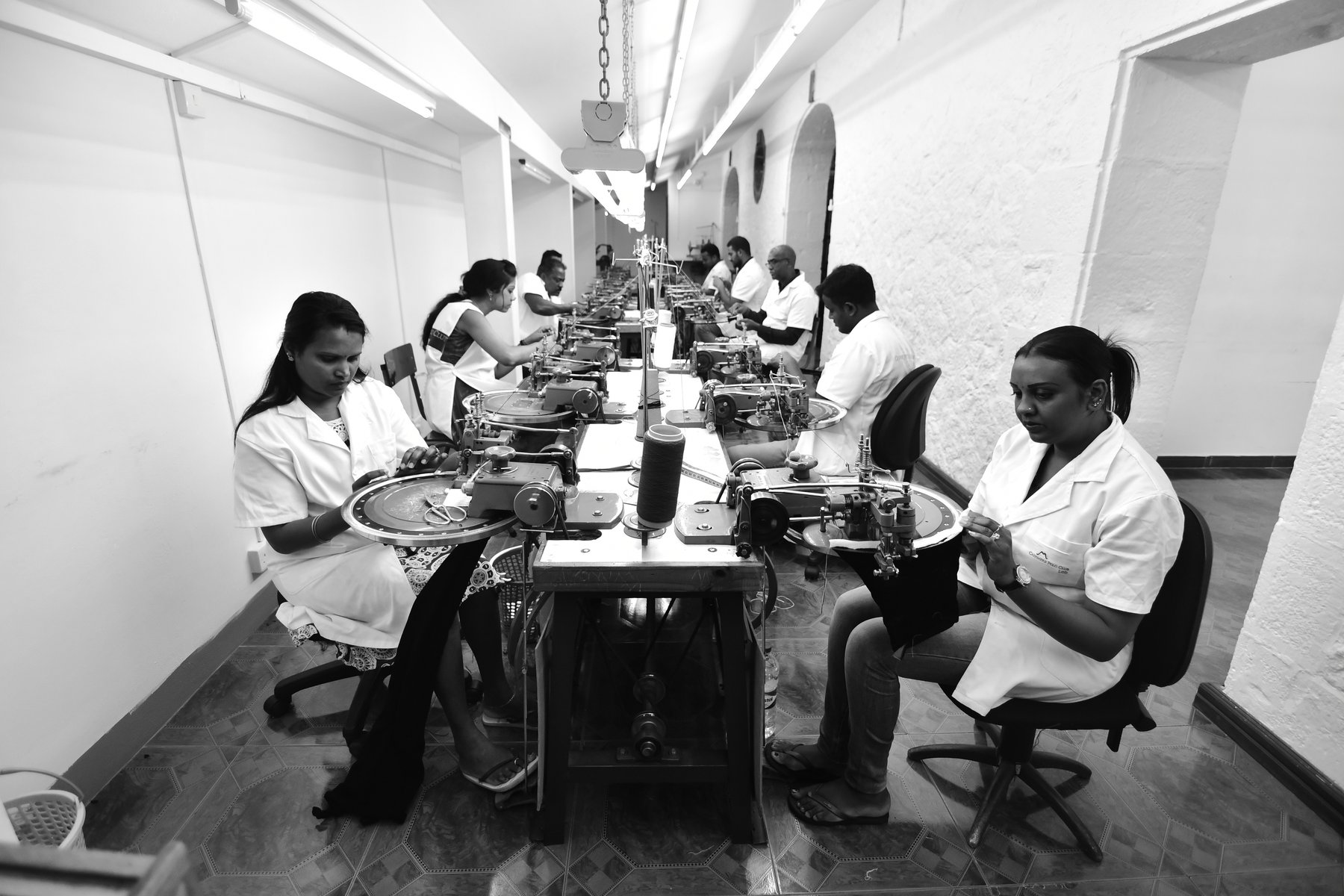 Atelier production line in Mauritius